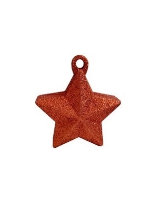 Contrapeso 150 Gramos Estrella Purpurina Naranja