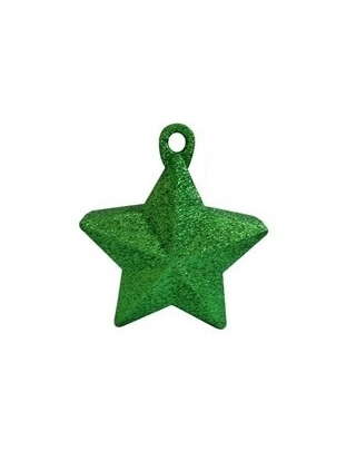 Contrapeso 150 Gramos Estrella Purpurina Verde