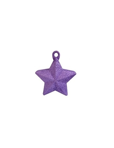 Contrapeso 150 Gramos Estrella Purpurina Lila