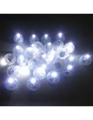 Manga Pebish Extremadamente importante LED Blanco Constante para Globos de Látex de 25-35cm