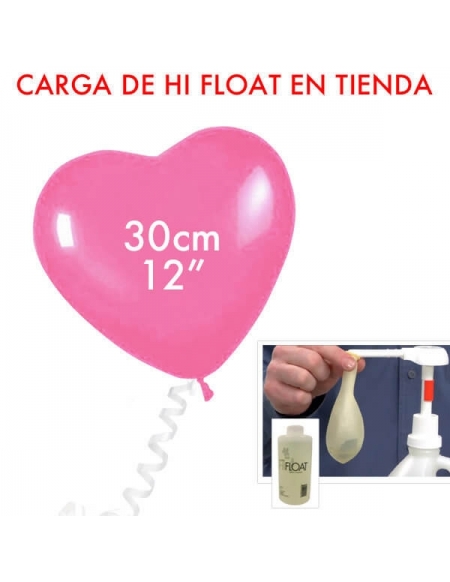 Carga de Hi Float Latex Corazones 30cm