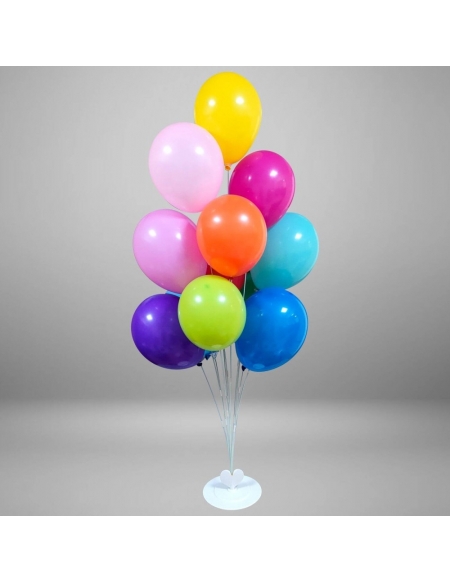 Soporte Arbol de Mesa para Globos de 105cm Blanco