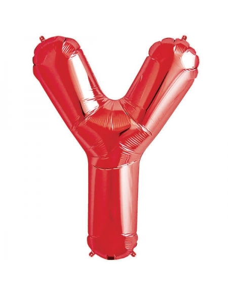 Globo Letra Y  de 86cm Roja - Foil Poliamida - NSB00246