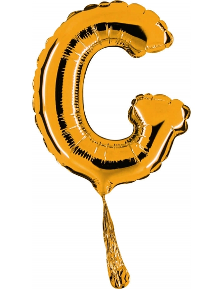 Globo Letra G  de 18cm Oro - Foil Poliamida - G07262G