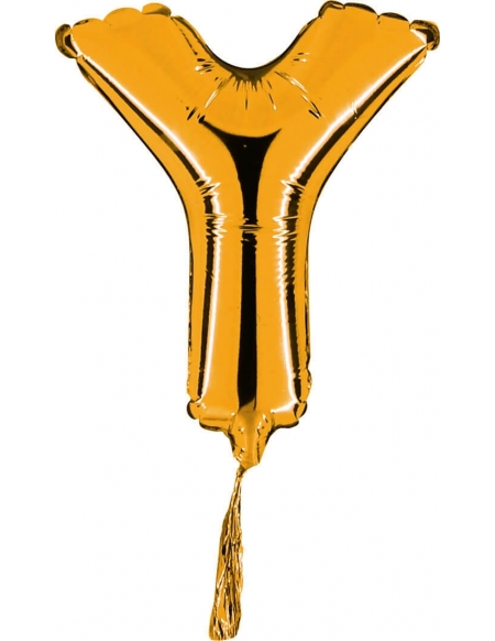Globo Letra Y  de 18cm Oro - Foil Poliamida - G07442G