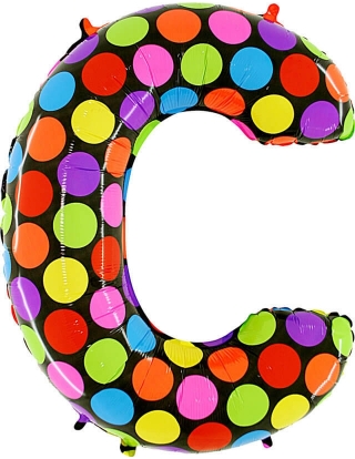 Globo Letra C de 100cm Mighty Bright - Foil Poliamida - G14903MWE