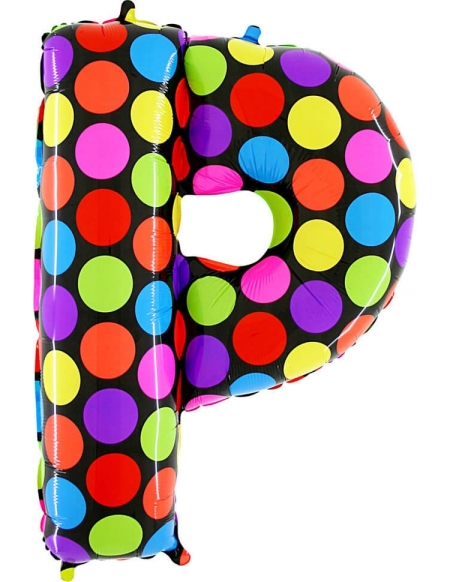 Globo Letra P de 100cm Mighty Bright - Foil Poliamida - G14916MWE