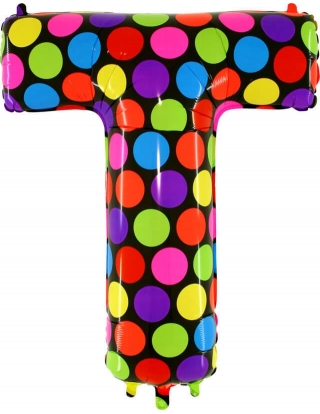 Globo Letra T de 100cm Mighty Bright - Foil Poliamida - G14920MWE