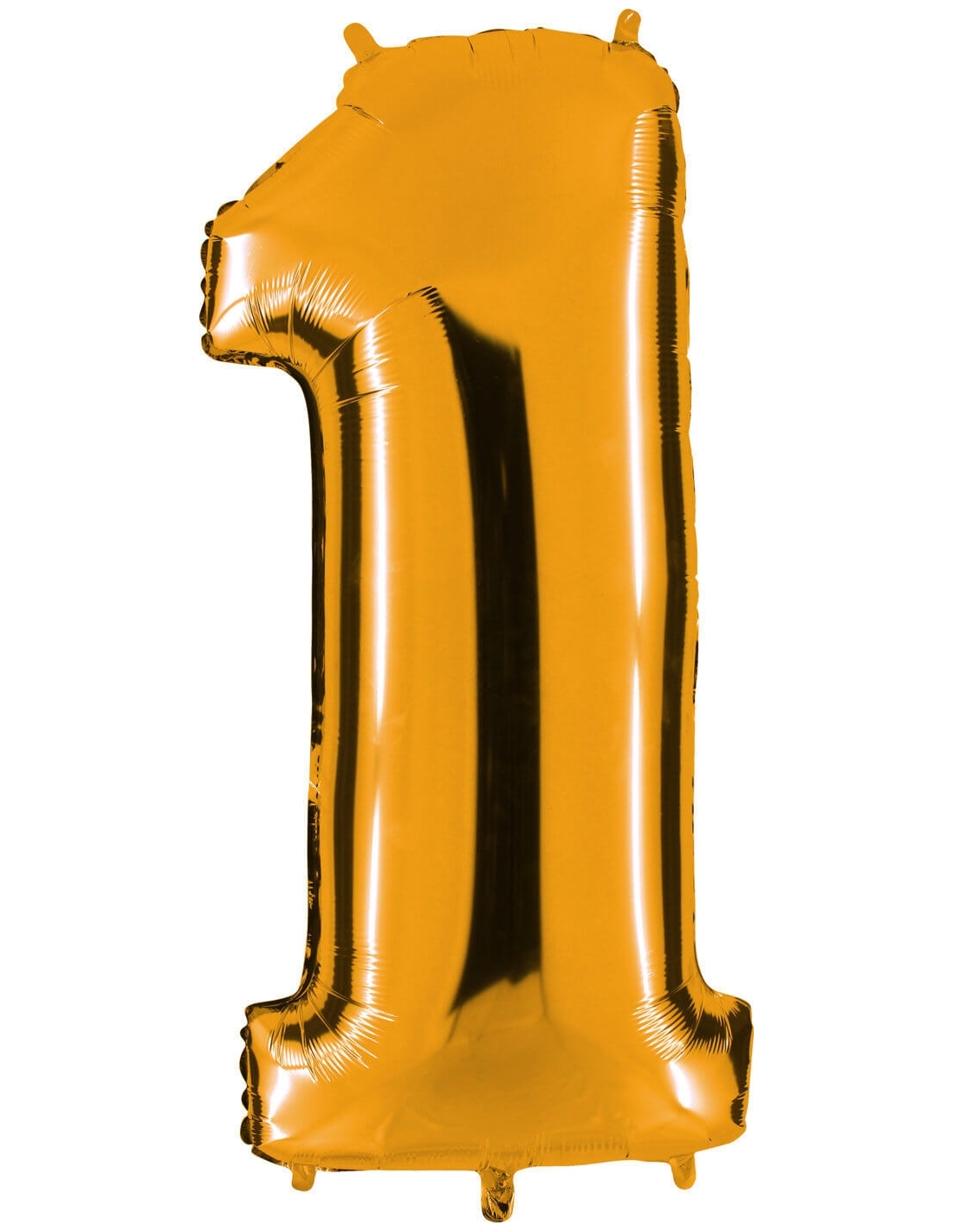 Globos de Helio Numero 1 de 100cm Oro Gigante Foil Poliamida G021G