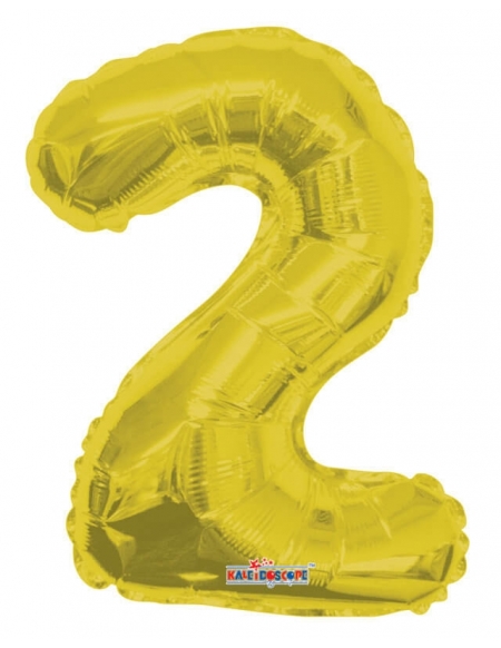 Globo Numero 2 de 36cm Oro - Foil Poliamida - K3505914