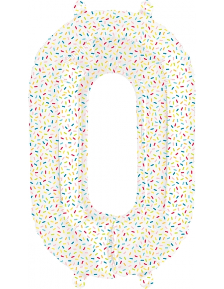 Globo 0 Sprinkles - Numero 41cm Foil Poliamida - NSB01277