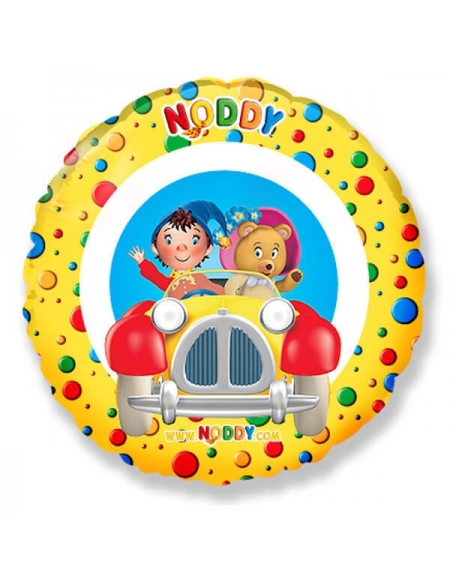 Globo Feliz Cumpelaños Noddy - Redondo 45cm Foil Poliamida - F401521