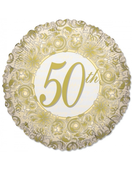 Globo 50º Aniversario - Redondo 45cm Foil Poliamida - K1738818