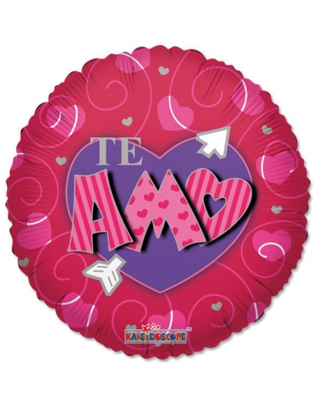 Globo Te Amo - Redondo 45cm Foil Poliamida - K1785418