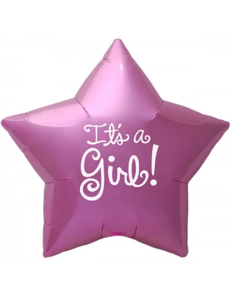 Globo Its a Girl - Estrella 55cm Foil Poliamida - NSB00407