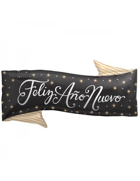 Globo Feliz Año Nuevo - Forma 79cm Foil Poliamida - NSB-00865