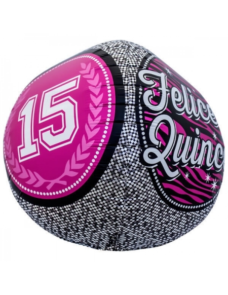 Globo Felices Quinces - Esferico 43cm Foil Poliamida - NSB01147