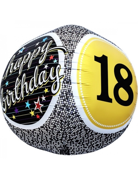 Globo 18th Birthday - Esferico 43cm Foil Poliamida - NSB01149