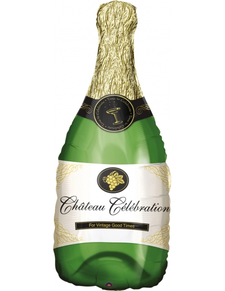 Globo Botella de Champagne - Forma 91x35cm Foil Poliamida -A0494901