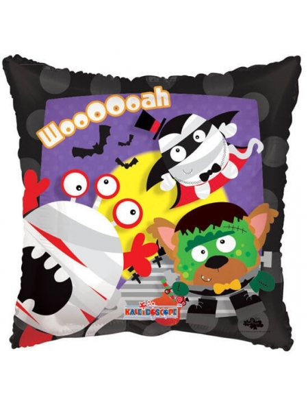 Globo Halloween Wooooah - Cuadrado 45cm Foil Poliamida - K8808018