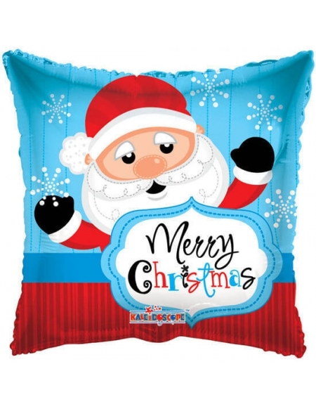 Globo Santa Merry Christmas - Cuadrado 45cm Foil Poliamida - K8908618