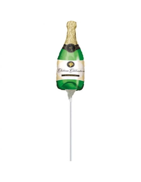 Globo Botella de Champagne - Mini Forma 23cm Foil Poliamida - A0771702
