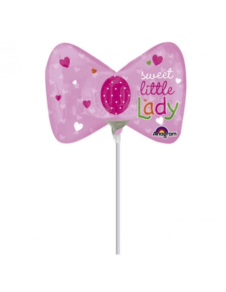 Globo Little Princess Bow - Mini Forma 23cm Foil Poliamida - A2886502