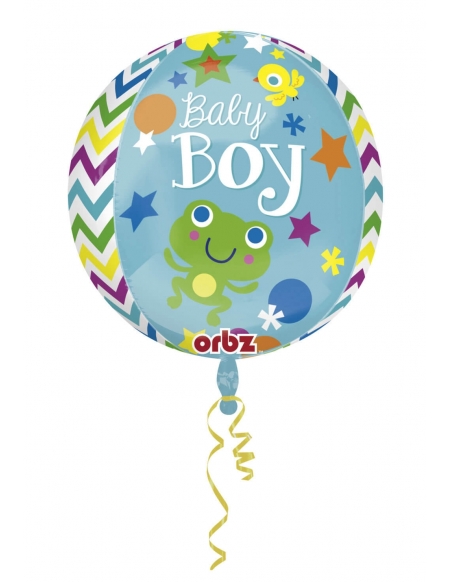 Globo Sweet Baby Boy - Esferico 43cm ORBZ Foil Poliamida - A2877501