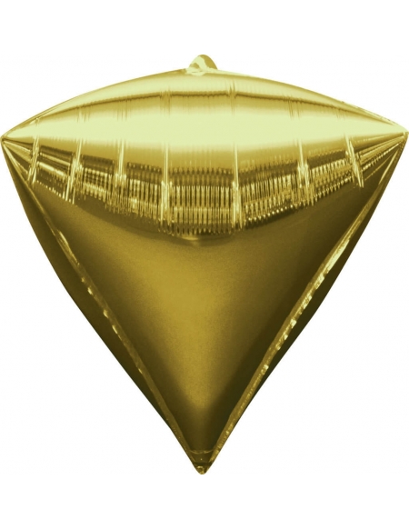 Globo Diamante 3D 43cm Oro - DIAMONDZ Foil Poliamida - A2834099