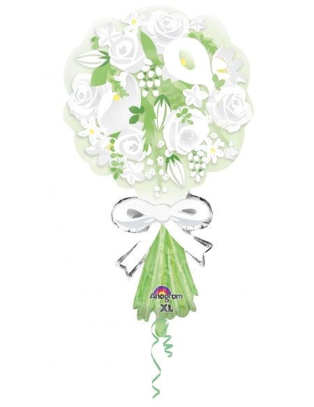 Globo Ramo de Novia - Forma 76x45cm Foil Poliamida -A3086101