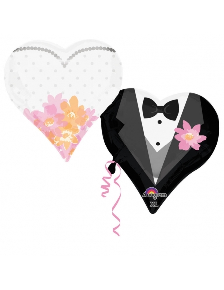 Globo Corazones de Boda - Forma 63x76cm Foil Poliamida -A3084201