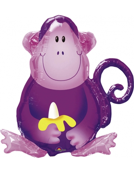 Globo Jungle Party Monkey - Forma 70x66cm Foil Poliamida -A11502901