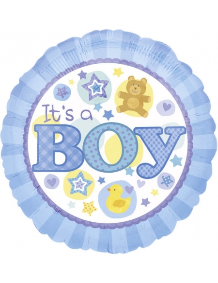 Globo Its a Boy Blue - Redondo 45cm Foil Poliamida - A1582001