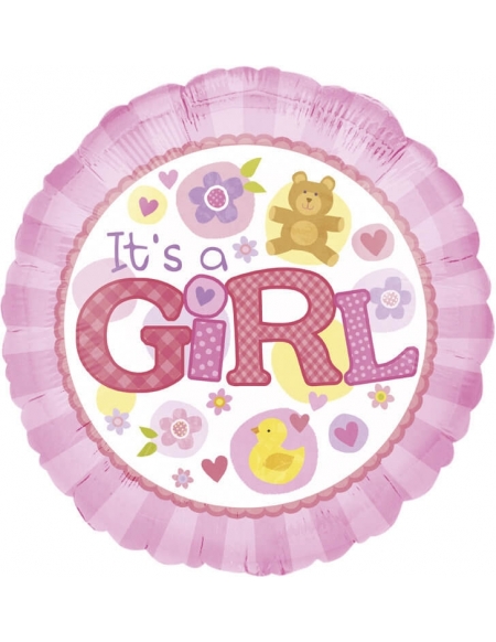 Globo Its a Girl Pink - Redondo 45cm Foil Poliamida - A1582101