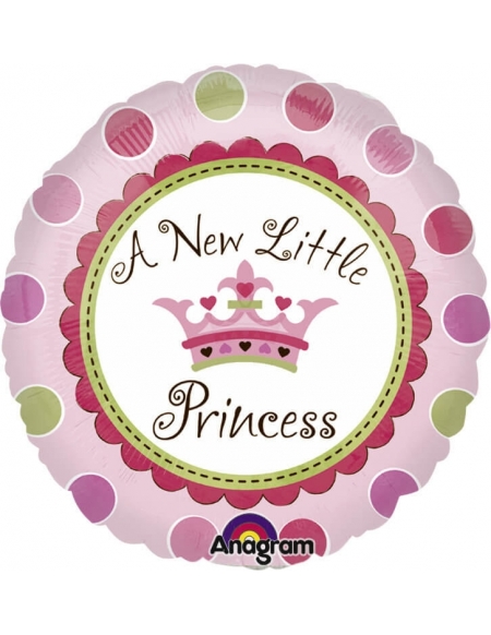 Globo Little Princess - Redondo 45cm Foil Poliamida - A11945701