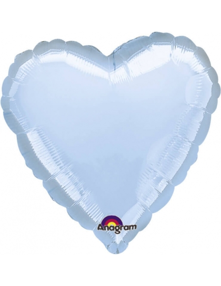 Globo Corazon 45cm Celeste - Foil Poliamida - A8004602