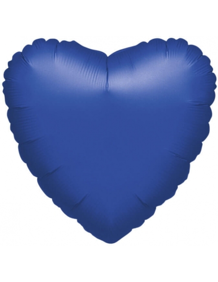 Globo Corazon 45cm Azul - Foil Poliamida - A1059202