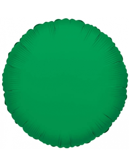 Globo Redondo 10cm Verde Esmeralda - Foil Poliamida - K3405204