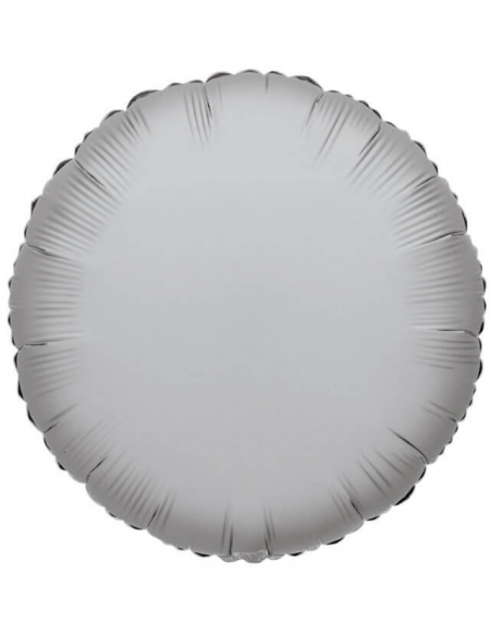 Globo Redondo 22cm Plata - Foil Poliamida - K3407309