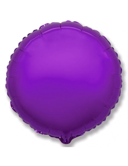 Globo Redondo 23cm Purpura - Foil Poliamida - F402500PU