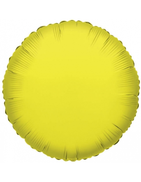 Globo Redondo 45cm Amarillo Citrico - Foil Poliamida - K1790218