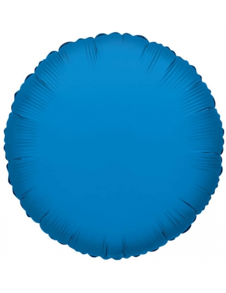Globo Redondo 45cm Azul Radiante - Foil Poliamida - K1790518
