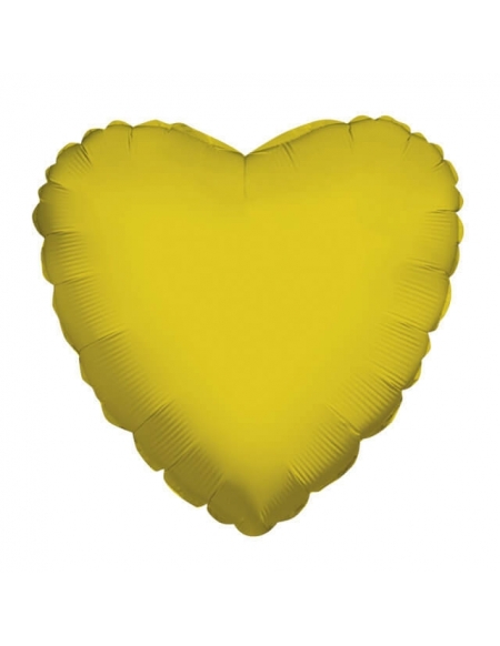 Globo Corazon 10cm Oro - Foil Poliamida - K3410804