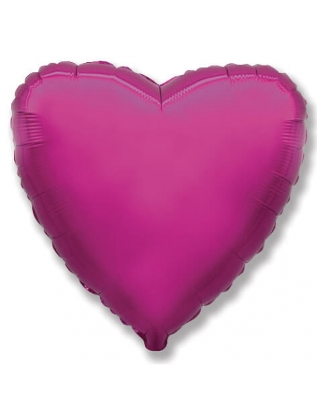 Globo Corazon 48cm Rosa Hot - Foil Poliamida - F201500FU