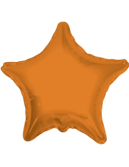 Globo Estrella 10cm Naranja - Foil Poliamida - K3402604