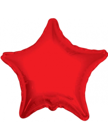 Globo Estrella 10cm Rojo - Foil Poliamida - K3401704