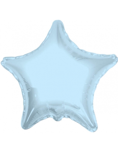 Globo Estrella 10cm Azul Claro - Foil Poliamida - K3407604