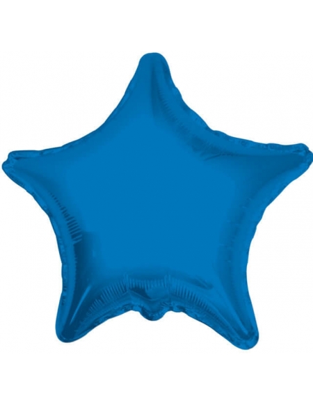 Globo Estrella 10cm Azul Royal - Foil Poliamida - K3401604