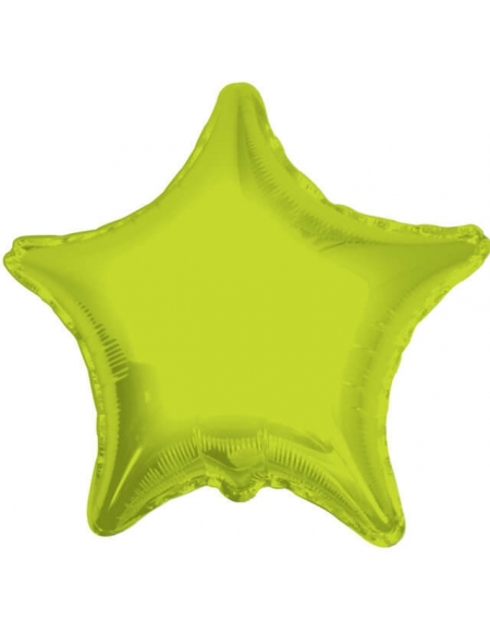 Globo Estrella 10cm Verde Lima - Foil Poliamida - K3402204