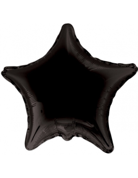 Globo Estrella 10cm Negro - Foil Poliamida - K3402504